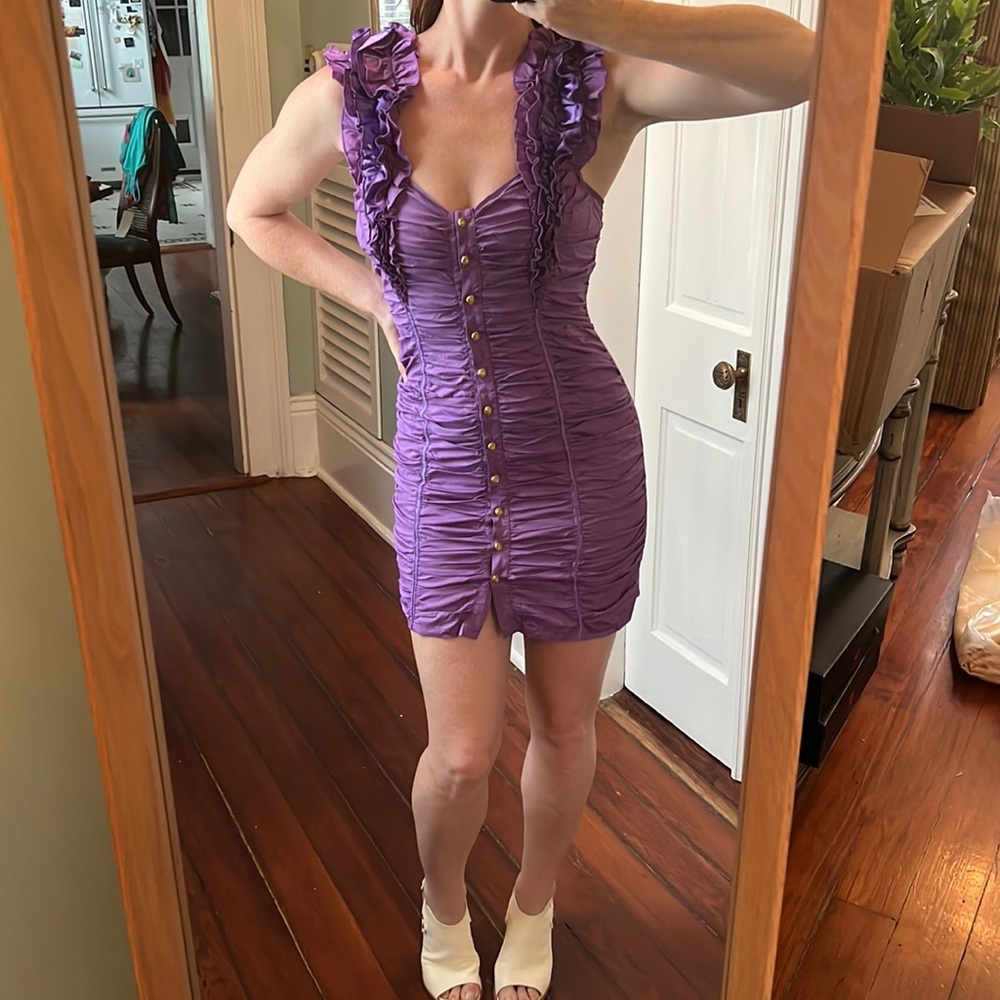 Sweet and sexy lilac cotton stretch dress. Brand new with tags!